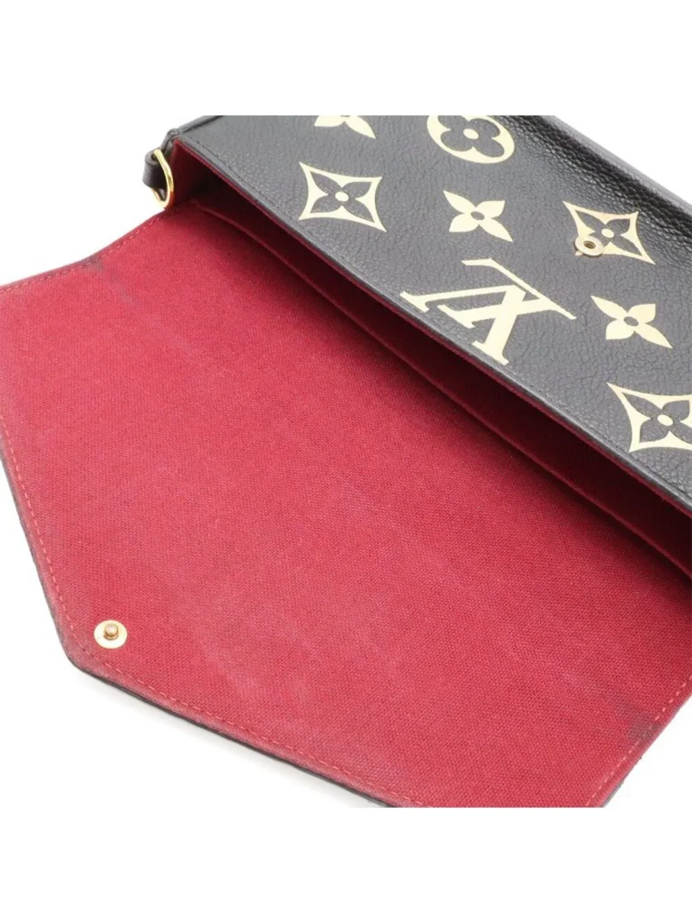 Louis Vuitton Monogram Empreinte Pochette Felicity Shoulder Bag 2-Way Clutch